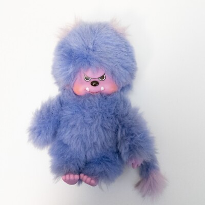 Monchhichi Friend Kicky & Wucky Blue Monster Super Rare Sekiguchi