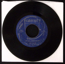 BILL PARSONS THE ALL AMERICAN BOY/RUBBER DOLLY FRATERNITY REC VINYL 45 VG 45-117