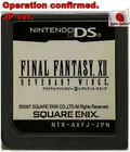 Japan Nintendo DS Final Fantasy 12 Revenant Wings Japanese Games SQUARE ENIX J