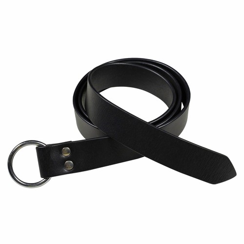 Medieval Leather Ring Belt Renaissance Costume Knight Cosplay SCA LARP Event - Picture 5 of 9