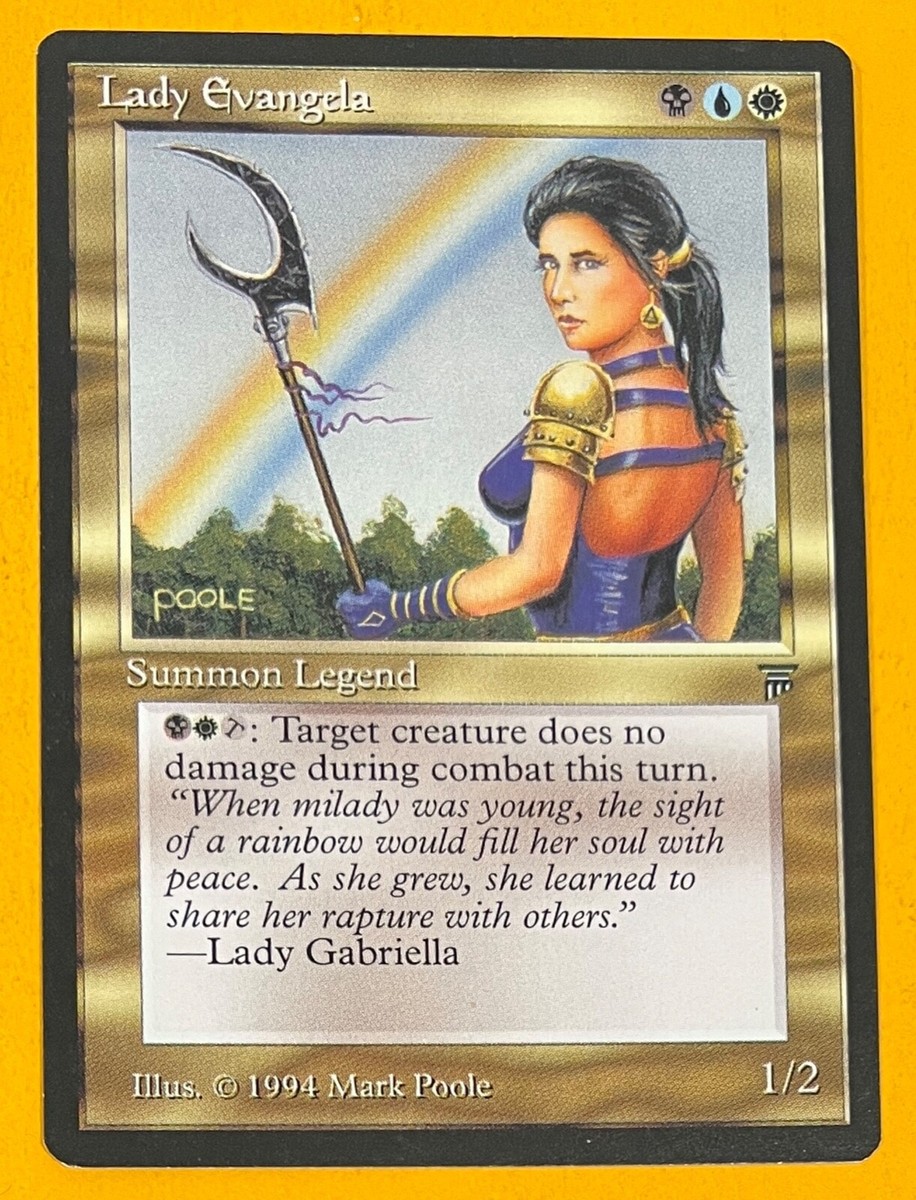 【再録禁止】MTG Lady Evangela 英語版 MTG LADY EVANGELA Legends (OldManMTG 007-140) | eBay