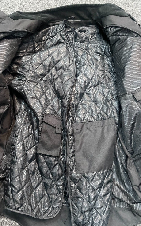 FLY Technical Jacket Adult LRG Tall Black Riding Gear Motorcycle Padded ...
