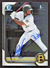 Maikol Escotto Signed 2022 1st Bowman Paper Prospect Card # BCP-52 Pirates 6