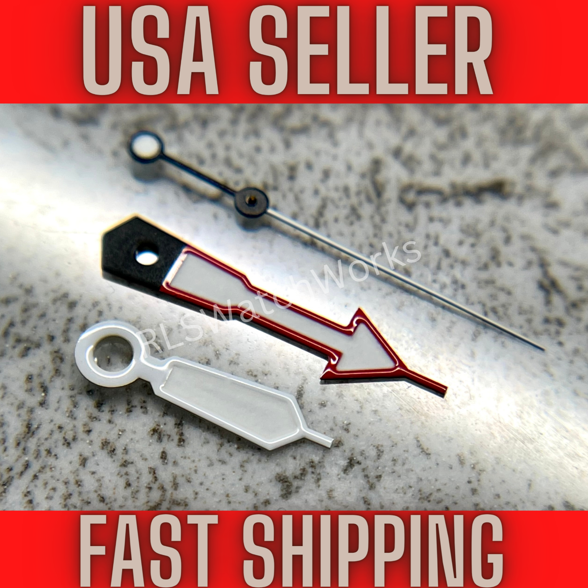 Rose Gold "BATON" Hands Fits NH35,NH36,7s26,7s36 SKX00, 7002