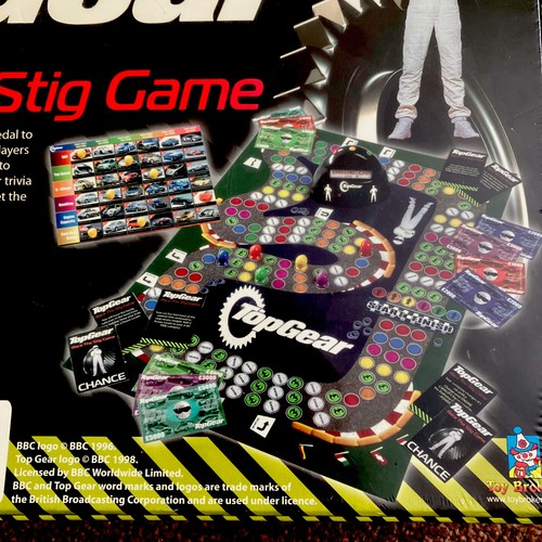 BBC Top Gear Race The Stig Board Game Electronic 1998 Vintage New & Sealed - Picture 5 of 11