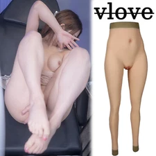 Silicone Panty Thicken Pant Fake Vagina Crossdresser Transgender Hip Underwear