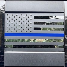2 Pack Rear Middle Window American Flag Decal For Chevy Silveradogmc Sierra