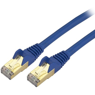 StarTech 25ft Cat6a Shielded (STP) Patch Cable - Blue