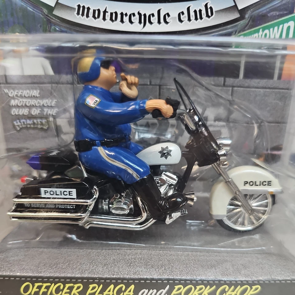 HOMIE ROLLERZ MOTORCYCLE CLUB MC OFFICER PLACA AND PORK CHOP 2005 JADA TOYS 1:24 - Image 2 of 4