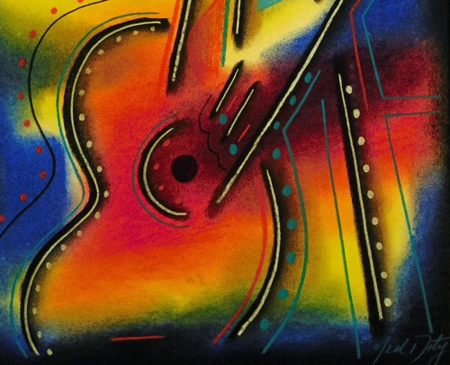 Neal Doty Mangus Mingus Mix Media Original SIGNED FINE ART PAINTING MAKE OFFER - Picture 5 of 5