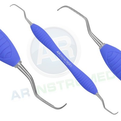 AR Silicone Coated Langer 5/6 Dental Scaler, Lateral Calculus Remover Instrument