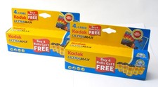 Kodak 10 Rolls Ultramax 35mm 400 ISO Film 240 Total Exposures NOS SEALED FROZEN