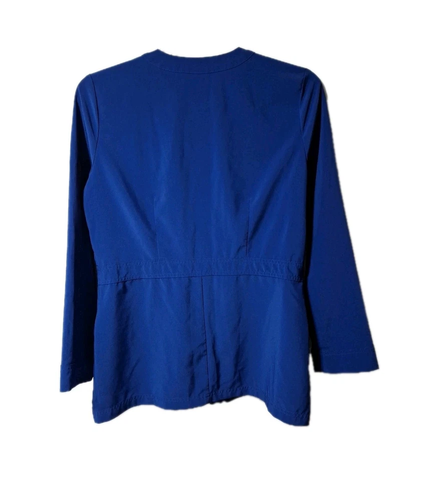 Cherokee Lab Nursing Scrub Unifom Jacket Womens M Royal Blue Lot of 3 CKI302 - Image 3 of 4