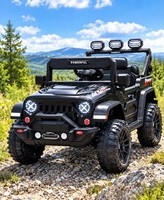 children Electric Ride on SUV CAR powerful black With Remote Control LED, Lights