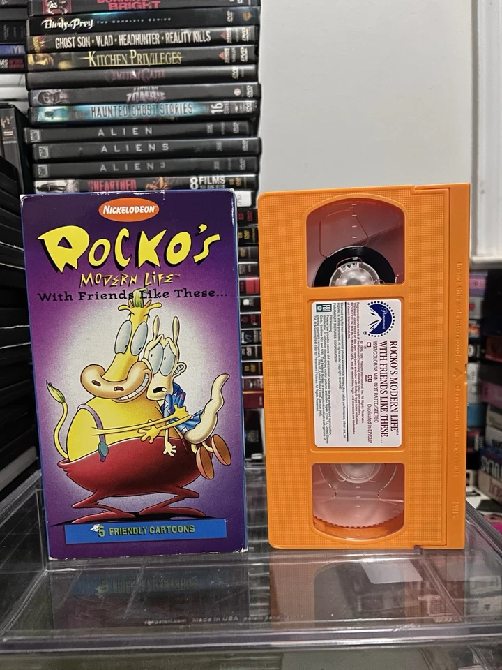 Rockos Modern Life VHS Tape Lot 1997 Nickelodeon Cartoon Show Rare OOP HTF - Image 2 of 4