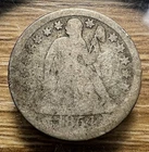 1854 Seated Liberty Dime - Actual Coin Shown - Free Shipping & Tracking INV#153