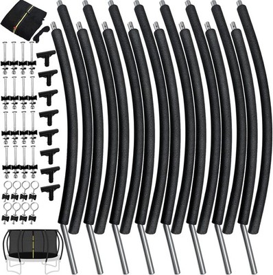 10ft Trampoline Curved Poles 8 Pcs