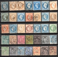 BEAU LOT DE CLASSIQUES AVANT 1900 OBLITERES   TB  FORTE COTE
