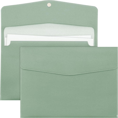 Dokumentenmappe, A4, weiches Leder, wasserdicht, Organizer, Portfolio-Aufbewahru