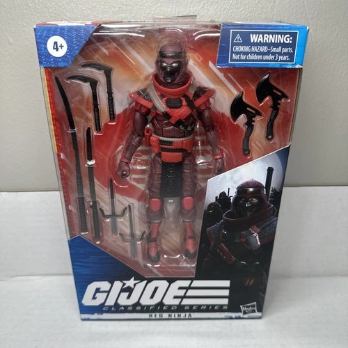 G.I. Joe Classified Series RED NINJA 6” Figure Hasbro MIB #08