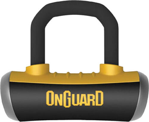 OnGuard Boxer 8046 Disc Lock With Disc Black/Yellow - Picture 1 of 1
