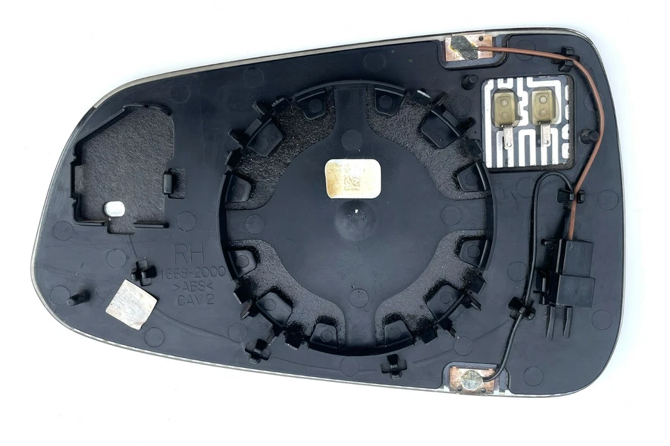 12-22 OEM TESLA MODEL S RIGHT SIDE VIEW MIRROR WIDE ANGLE GLASS AUTO DIM HEATED Foto 2 de 4