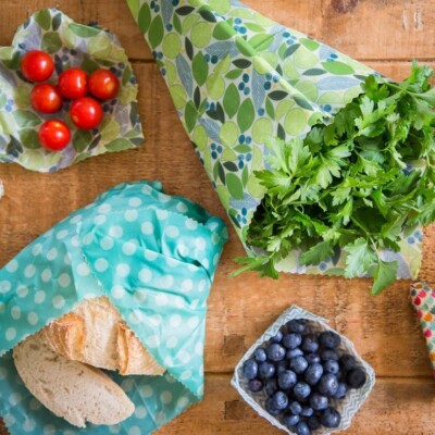 2 mittelgroße natürliche Bio Bienenwachs Verpackung biologisch abbaubar Küche Kochen Koch Geschenk 
