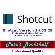 Shotcut Professional Video Editing Software for Windows on CD