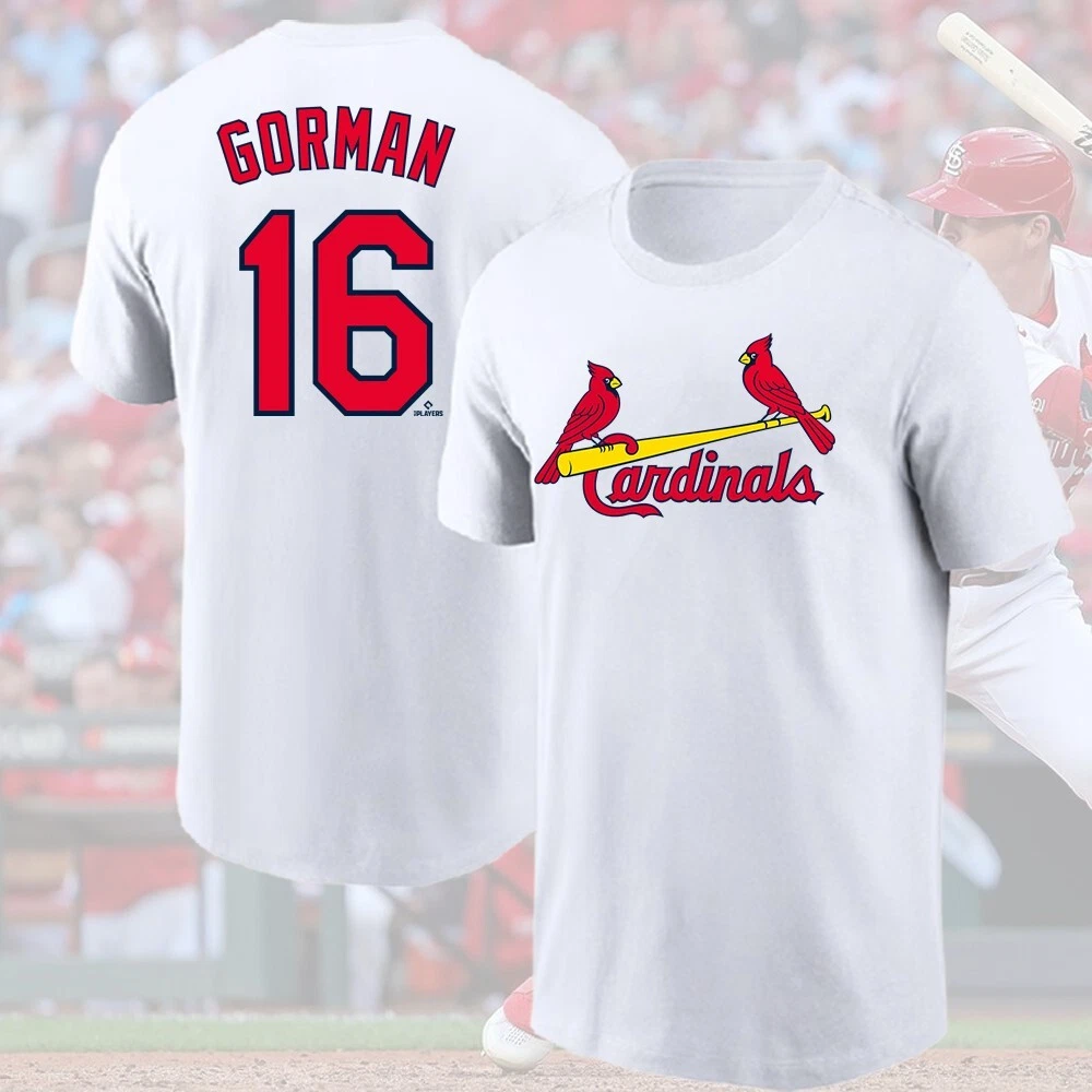 Nolan Gorman #16 St. Louis  2025 Player Name & Number Fan Gift