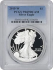 2015-W $1 American Silver Eagle PR69DCAM PCGS