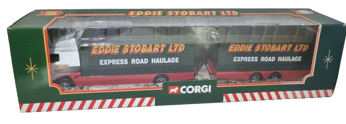 Corgi 1/64 59538 - Remorque Bâchée Renault - Eddie Stobart - Diecast Occasion