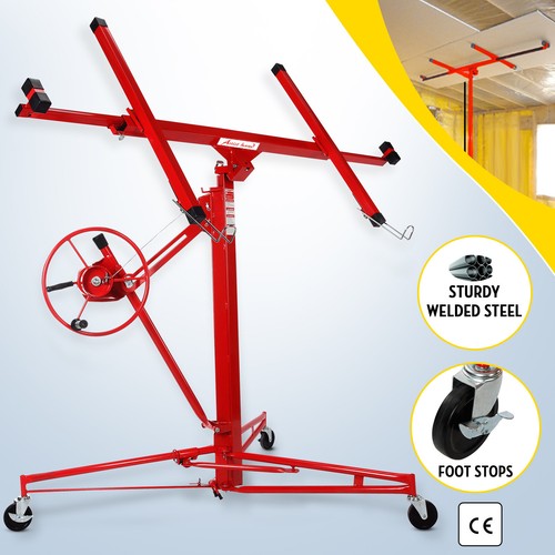 11FT Drywall Lift Plasterboard Sheetrock Panel Lifter Hoist Carrier