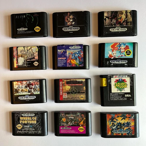 Sega Genesis Games Pick Choose Save Bundle Lot Discounts! Tested Authentic Sonic