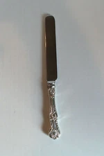  ANTIQUE GORHAM STERLING SILVER  "KING GEORGE" PLACE KNIFE, c.1894