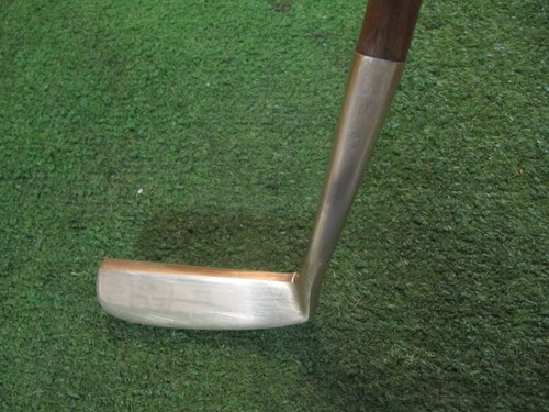 VINTAGE WOOD SHAFT OTEY CRISMAN MODEL 340-H BRASS PUTTER - Picture 15 of 24