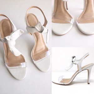 clear toe strap heels