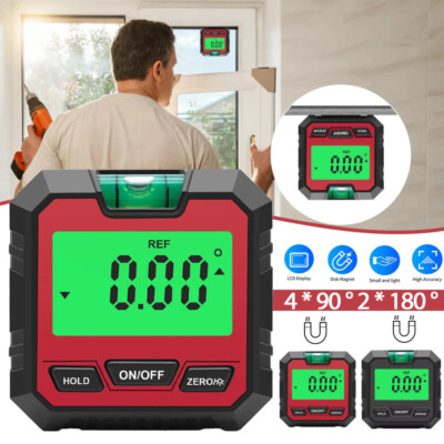 LCD Magnet Digital Winkelmesser Winkelmessgerät Neigungsmesser Inklinometer-