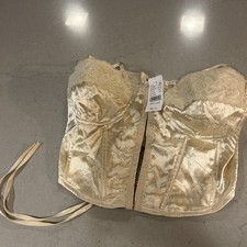 L.A. Hearts Women's Bustier Corset Top Size M champagne Color NWT