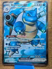 Pokemon TCG Blastoise ex - 184/165 - SV: Scarlet & Violet 151