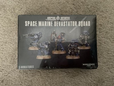 Warhammer 40k Adeptus Astartes Space Marine Devastator Squad Sealed