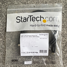 StarTech.com USB-C to USB-C Cable 1.8m Black Power Delivery USB315CC6