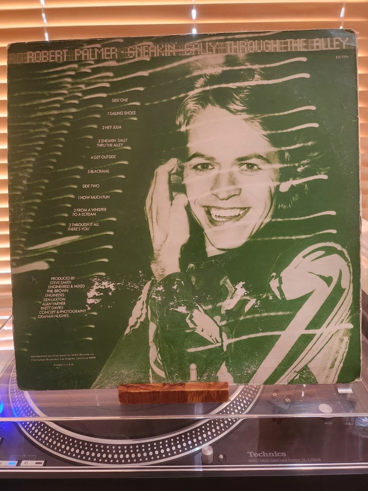 Robert Palmer, Sneakin' Sally Through The Alley, 1975 Island, ILPS-9294, VG+/VG Foto 2 de 4