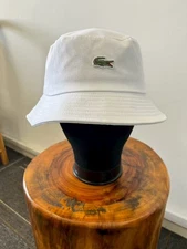 LACOSTE Men's Outdoor Sports Casual Bucket hat White