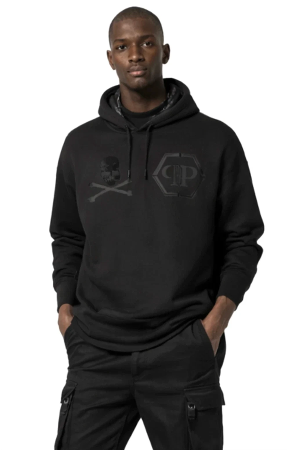 Philipp Plein Hooded Sweatshirt Sweater Jumper Hoody Sweat Jacket Pullover New XL