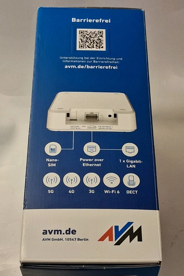 AVM FRITZ!Box 6860 5G Mobiler Router (WLAN, Mesh) NEU&OVP - Bild 4 von 4