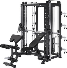 Station Musculation Multifonction 10.1 - Avec LAT Machine, Banc Musculation, Poi