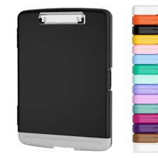 8.5x11 Inch Heavy Duty Clipboards with Storage Pen Holder for Teachers Work