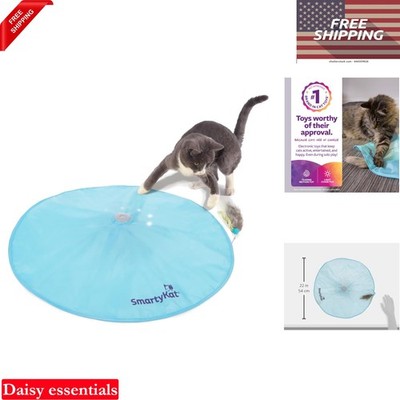 Interactive Cat Toy with Lights, Feather Wand, Motion Mimics Prey, Indoor Use...