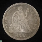 1883 Liberty Seated Dime - Good Details:Bent