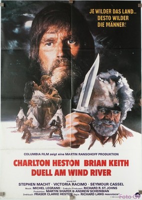 Plakat Duell am Wind River/The Mountain Men 1979 Charlton Heston, Brian Keith